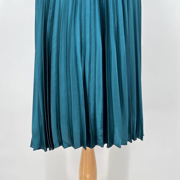 MARIA BIANCA NERO Vintage Dress Womens XS Teal Blue Strapless Lace Tube NWT Y2K - Picture 5 of 15